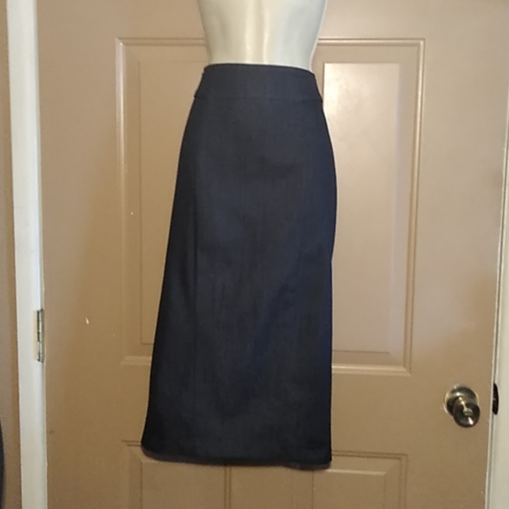 NWOT 7th AVENUE NY & CO STRETCH DENIM SKIRT-SIZE 6